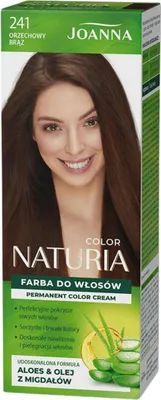 Zdjęcie produktu dla JOANNA FARBA DO WŁOSÓW NATURIA Orzechowy Brąz 241 głęboki odcień brązu