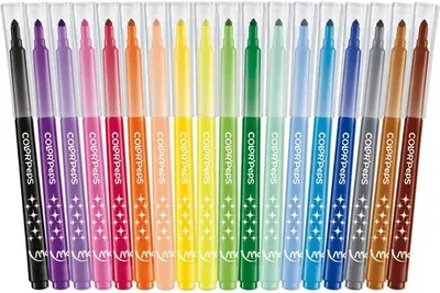 Obrázok produktu pre Maped 845021, Stredná, 18 farba/farieb, Guličkové zakončenie, 3,6 mm, Viacfarebný, Deti