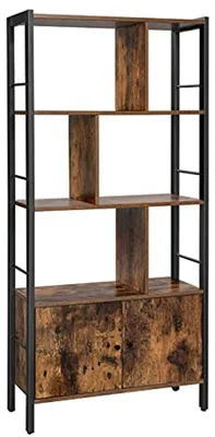 Immagine prodotto di VASAGLE, libreria/scaffale in stile industriale e vintage, 154,5 x 74 x 30 cm