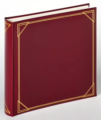 Productafbeelding van Walther Standard, fotoalbum in wijnrood, formaat 30x30 cm, 100 pagina's, wit papier, model MX200R