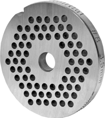 Produktbild von Fleischwolfscheibe, Lochscheibe aus Inox Stahl Größe 8 in 3,5 mm Bohrung von WolfCut