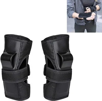 Produktbild von Handgelenkschoner Schutzpolster für Sportarten - Verstellbar, Schwarz