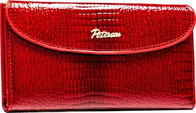 Produktbild von Peterson Portemonnaie aus Leder für Frauen Znigible rot One size