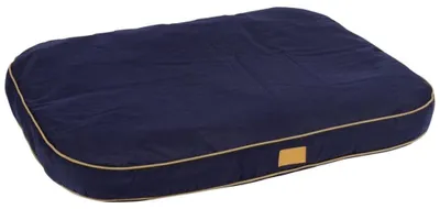 Haustierbett Jerome 60x40x6 cm Navy/Cognac