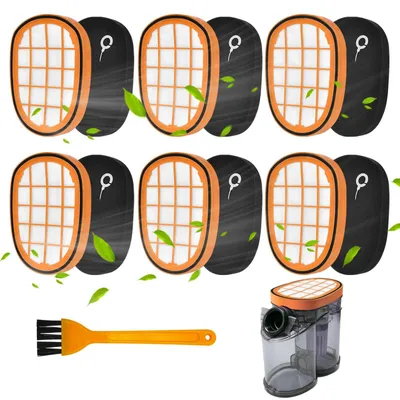 6er Set Ersatzfilter für Philips SpeedPro Max Staubsauger