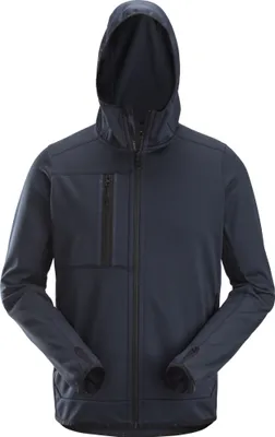 Produktbild von Snickers Allroundworkfleece Hoodie 8058 Dunkelblau (9500) Größe XXL