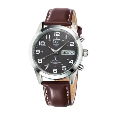 Obrázok produktu pre Pánske hodinky s rádiom riadeným solárnym strojčekom - Eco Tech Time Model: EGS-11251-22L