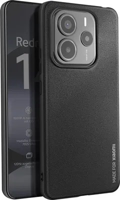 Produktbild von Xfm, Soft Touch Schutzhülle für Xiaomi Redmi Note 14 5G, Schwarz