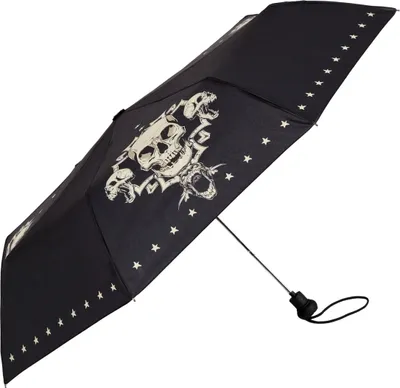 Produktbild von Taschenregenschirm Automatik Schwarz