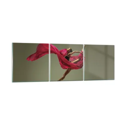 Produktbild von Bilder auf glas - 3 Teile - Tänzer Ballett Künstler - 150x50cm - Glasbilder - Wandbilder - Bilder - zum Aufhängen bereit - Wanddekoration aus Glas - Glas Bilder - Wandbild auf Glas - GCA150x50-5037
