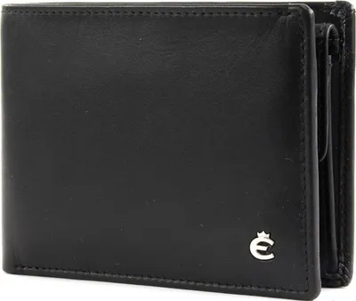 Produktbild von Esquire Leder Geldbörse Harry RFID Wallet Quer Black schwarz
