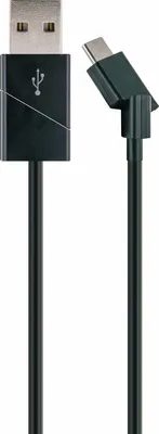 Produktbild von Schwaiger LKW120C533, 1,2 m, USB A, USB C, USB 2.0, 0,48 Gbit/s, Schwarz