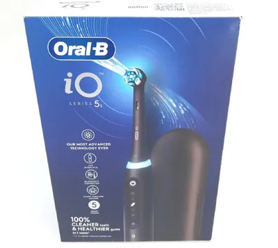 Image de Oral-B iO 5 Brosse à dents rotative pour adultes Noir