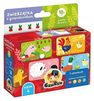 Obrázok produktu pre Puzzle Zwierzątka z Gospodarstwa CzuCzu