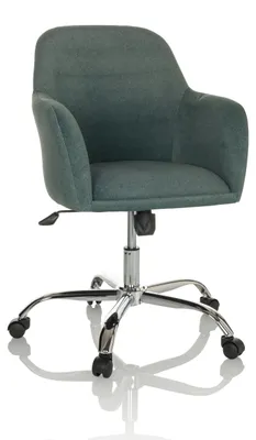 Produktbild von hjh OFFICE Home Office Bürostuhl SOLAO 300 Schreibtischstuhl mit Armlehnen Stoff Drehstuhl
