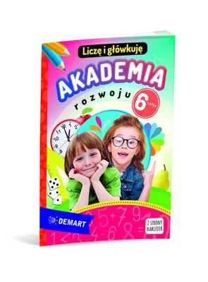 Immagine prodotto di Akademia Rozwoju 6-latka Książka edukacyjna Liczę i główkuję