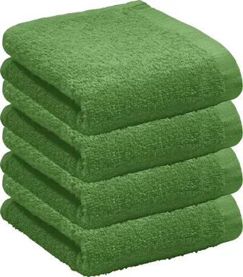 Produktbild von REDBEST Gästetuch Oceanside" 4er-Pack grün 30x50 cm"