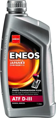 Produktbild von Eneos ATF D-III Automatikgetriebeöl 1 Liter - Synthetisches Getriebeöl - Geeignet für Servolenkungssysteme und einige Hydrauliksysteme