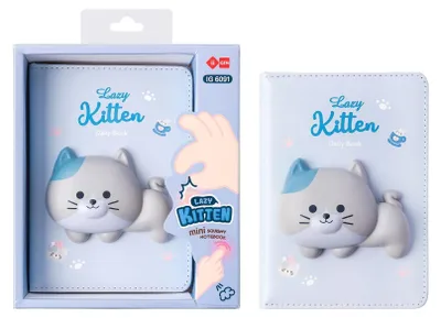 Immagine prodotto di Taccuino mini Gattino, 96 pagine - Squishy