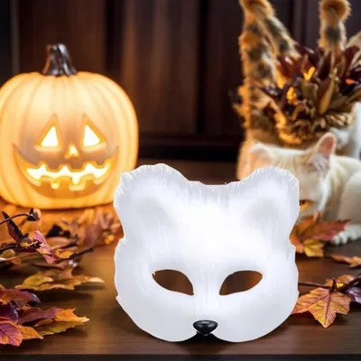 Wasbeer Plüschmaske für Halloween, realistisches Halbgesichtsmasker, ideal für Cosplay und Partys