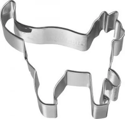 Immagine prodotto di Birkmann Ausstechform Katze tapsend, Ausstecher, Plätzchenform, Keks, Plätzchen, Edelstahl, 6.5 cm, 195455