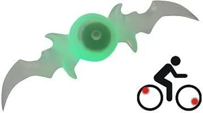 Obrázek produktu pro Led světlo na krytu paprsků jízdního kola - Bat