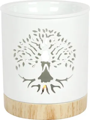 Immagine prodotto di Something Different - Bruciatore a olio, Albero della Vita SD3067 (Taglia unica) (Bianco)