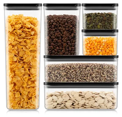 Produktbild von bodum Set 6 Vorratsdosen mit Deckel , lebensmittelechter Kunststoff BPA-frei