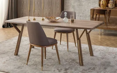 Zdjęcie produktu dla Zestaw krzeseł do jadalni 6x krzesła + stół do jadalni zestaw mebli do jadalni