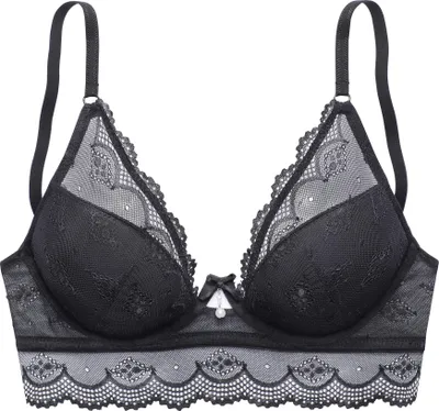 Produktbild von LASCANA Push-up-BH schwarz Größe 85 Cup C