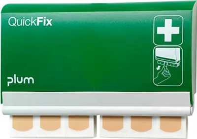 Produktbild von Plum Pflasterspender QuickFix,incl.90 Str., blau