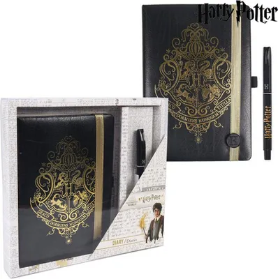 Produktbild von Papierwaren-Set Harry Potter Schwarz (2 pcs)