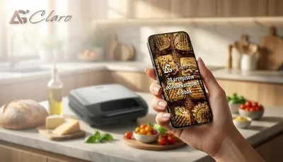 Produktbild von ARSA GO Claro Uno Sandwichmaker 3 in 1 1000W Sandwichtoaster Kontaktgrill Waffeleisen Wechselplatten