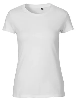 Image de Tiger Coton by Neutral - T-shirt pour femmes LT3282 (L) (blanc)