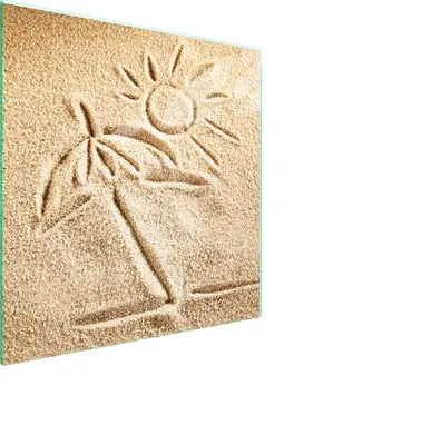 Produktbild von Glasschutzplatte Für Herd 50X52 Beach
