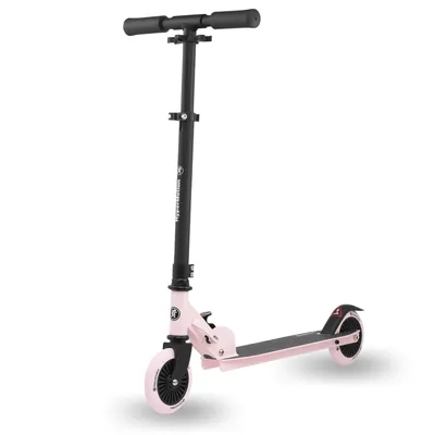 Produktbild von HyperMotion Kinder-Zweirad-Scooter – faltbar, höhenverstellbar, PolyurethanRäder, rosa