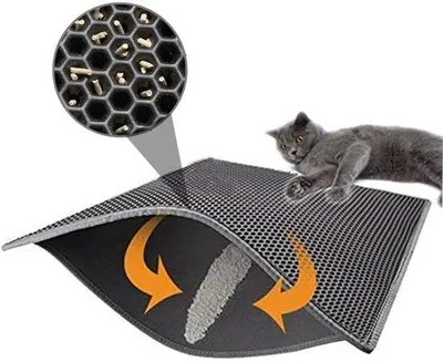 Produktbild von Wasserdichter Katzenbaumatte, aufklappbar, 40x50cm, leicht zu reinigen, schützt Boden
