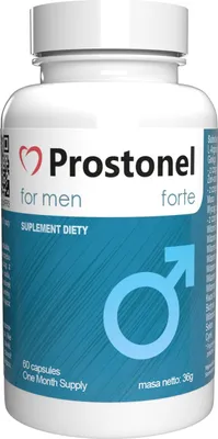 Produktbild von Prostonel Forte - 60 Kapseln hochdosiert - L-Arginin, Zink, Selen, Maca & Ginseng - Original Rezept aus der Schweiz - Vegan & Pflanzlich - 1er Pack