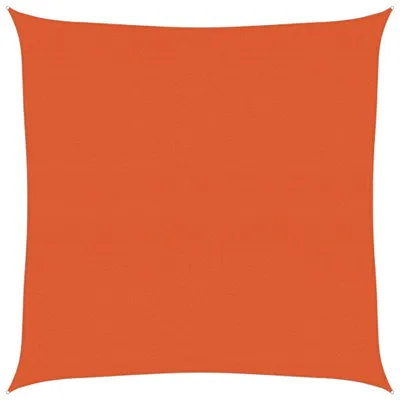 Obrázok produktu pre Slnečná plachta 160 g/m² štvorcová oranžová 7x7 m HDPE
