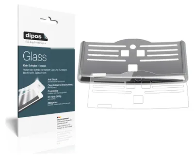 Produktbild von 2x Schutzfolie für SAECO PicoBaristo SM5572/10 Tropfblech - Anti-Shock 9H Folie dipos Glass Kunststoffglas