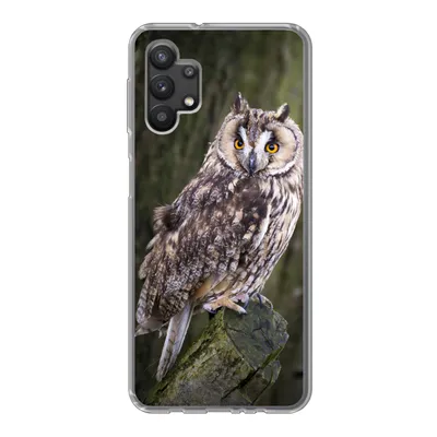 Produktbild von MuchoWow® Handyhülle Schutzhülle Hülle für Samsung Galaxy A32 5G Eule - Nahaufnahme - Baum Silikon Softcase Handy Hülle - Softcase