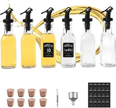 Produktbild von 160ml Glasflasche Ölkanne Lebensmittelqualität