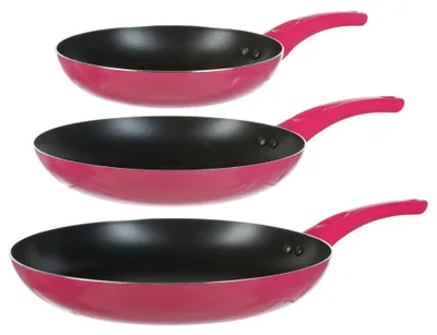 Produktbild von Set mit Bratpfannen - Aluminium - 3er-Pack