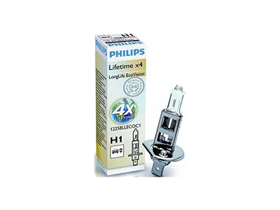 Obrázok produktu pre Philips LongLife EcoVision 12258LLECOC1, 55 W, 12 V, H1, 3100 K, 1 kusov
