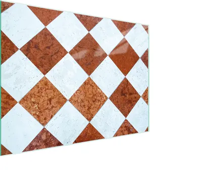 Produktbild von Schneidebrett Herdabdeckplatte Multiglasschneidplatte 30x22 cm Fliesen Braun