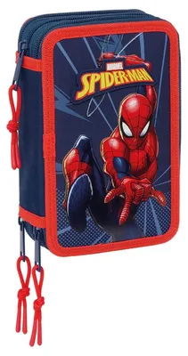 Produktbild von Marvel Spiderman triple Federmappe 37pcs