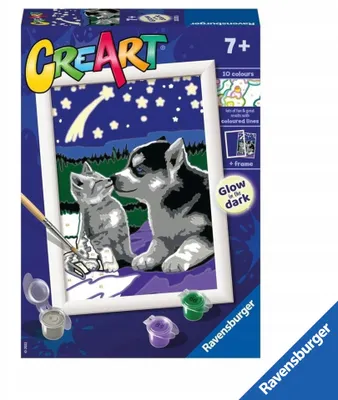Produktbild von Ravensburger CreArt Malset für Kinder Hund Katze Bild
