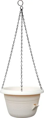 Produktbild von Hängender Blumentopf 'SIESTA' weiß, 25 cm
