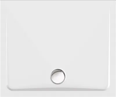 Imagen del producto de Bañera de ducha rectangular Schröder, modelo Arenal E, de 90x75x2,5 cm, color blanco