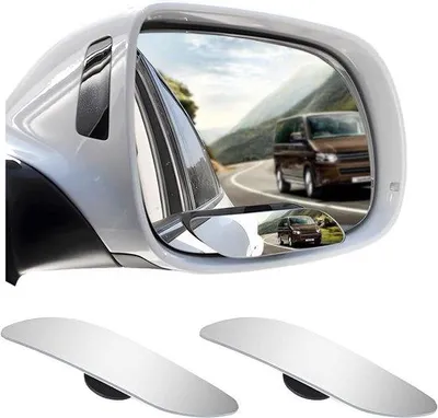 Produktbild von Vollwinkel-Autospiegel mit 360-Grad-Ansicht und doppeltem Glas.